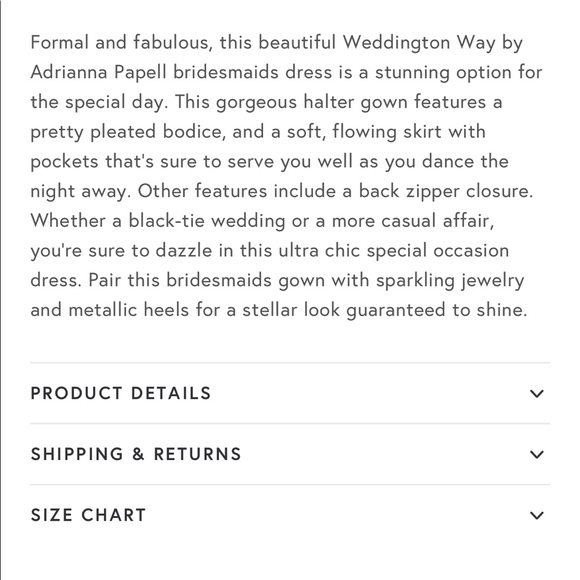 🆕Adrianna Papell Weddington Chloe wisteria Sz 4 - Picture 8 of 16